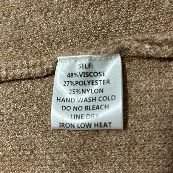 Knit camel trench - Picture 4 of 4